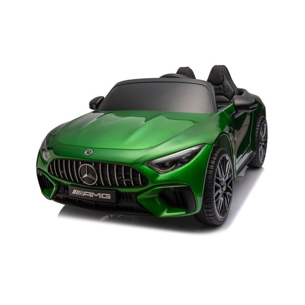 Dvivietis elektromobilis vaikams Mercedes AMG SL63, žalias