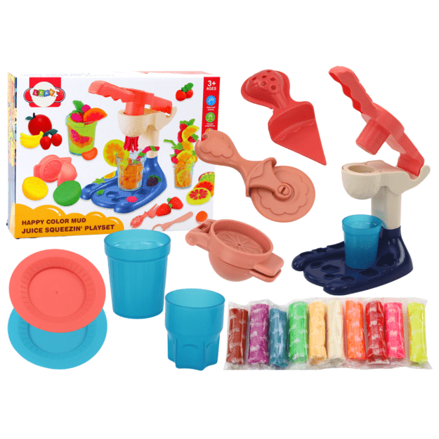 Plastilino rinkinys su priedais, vaisiai, Ciastolina