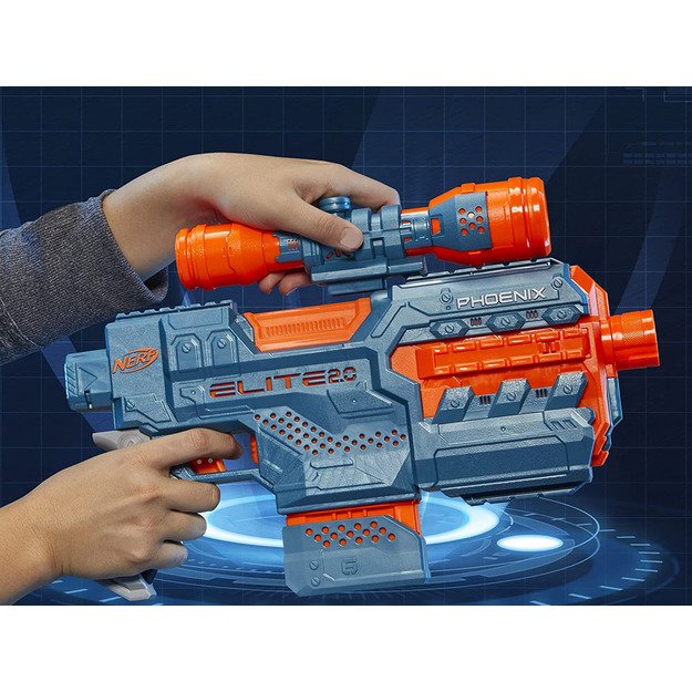 Žaislinis automatinis pistoletas su taikikliu Nerf Elite 2.0 Phoenix 