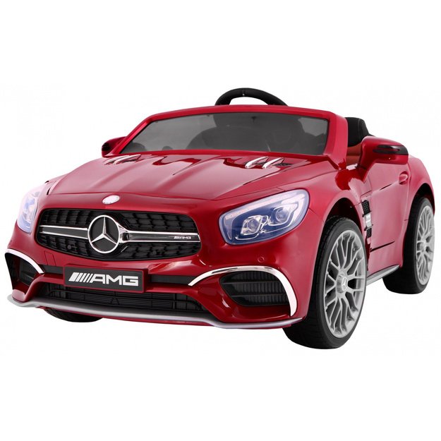 Vienvietis elektromobilis vaikams Mercedes AMG SL65, raudonas lakuotas