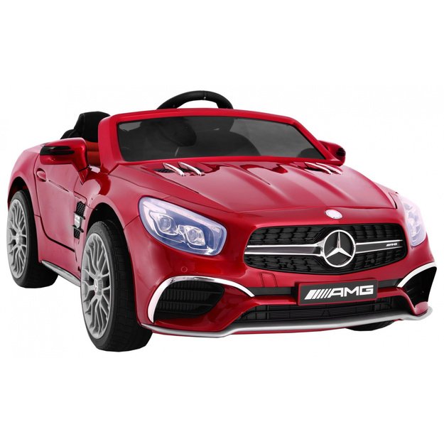 Vienvietis elektromobilis vaikams Mercedes AMG SL65, raudonas lakuotas