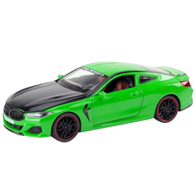 Metalinis sportinis automobilis 1:24, žalias