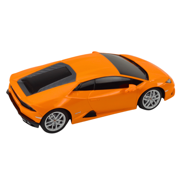 Nuotoliniu būdu valdomas Lamborghini Huracan automobilis 1:24, oranžinis