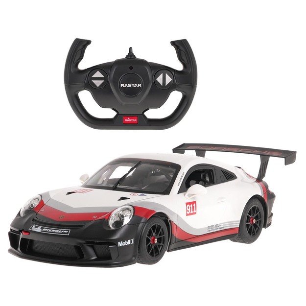 Nuotoliniu būdu valdomas lenktyninis Porsche 911 GT3 automobilis 1:14 