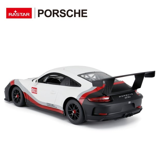 Nuotoliniu būdu valdomas lenktyninis Porsche 911 GT3 automobilis 1:14 