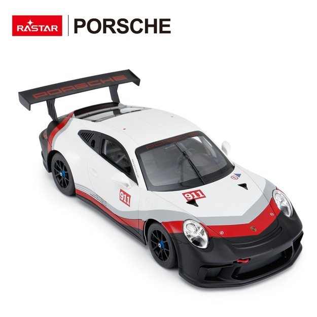 Nuotoliniu būdu valdomas lenktyninis Porsche 911 GT3 automobilis 1:14 