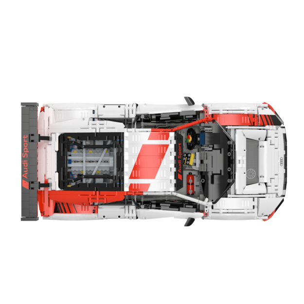 Nuotoliniu būdu valdomas Audi R8 GT3 automobilio konstruktorius Rastar 3322 el., baltas