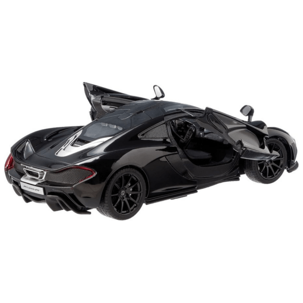 Nuotoliniu būdu valdomas Mclaren P1 automobilis, juodas