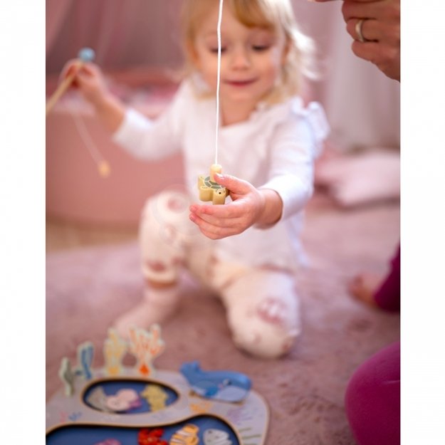 Medinis Montessori žuvų gaudymo žaidimas, TOOKY TOY