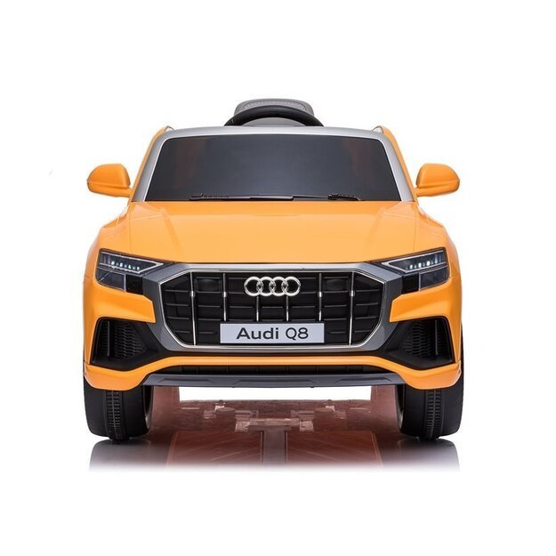 Vaikiškas elektromobilis Audi Q8 Geltonas lakuotas