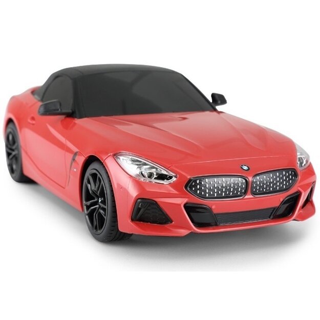 Nuotoliniu būdu valdomas BMW Z4 Roadster Rastar automobilis, raudonas