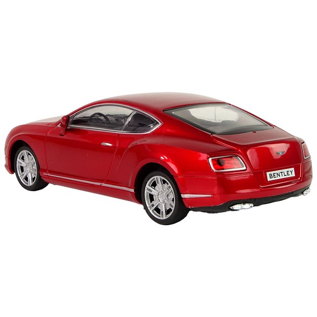 Žaislinis automobilis Bentley, raudonas