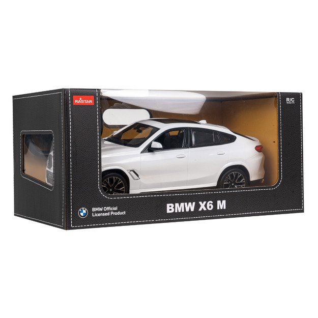 R/C BMW X6 M 1:14 RASTAR baltas