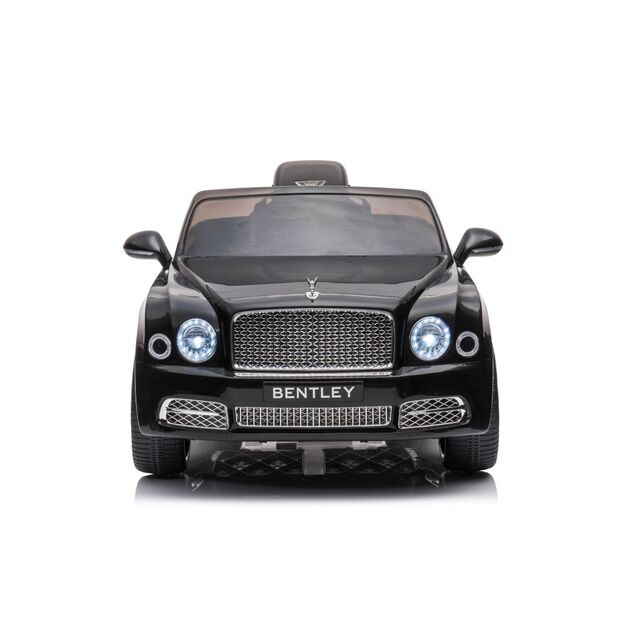 Vienvietis elektromobilis vaikams Bentley Mulsanne, juodas lakuotas