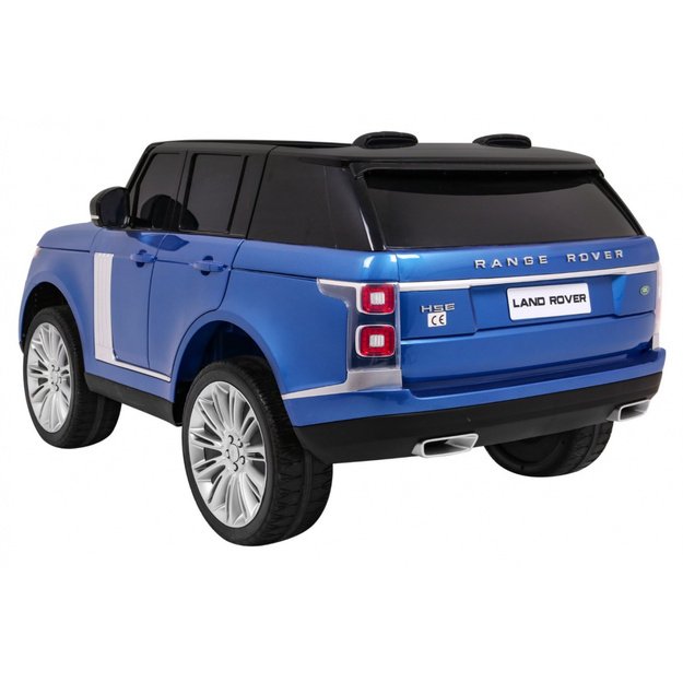 Dvivietis elektromobilis vaikams Range Rover HSE 4x4, mėlynas lakuotas