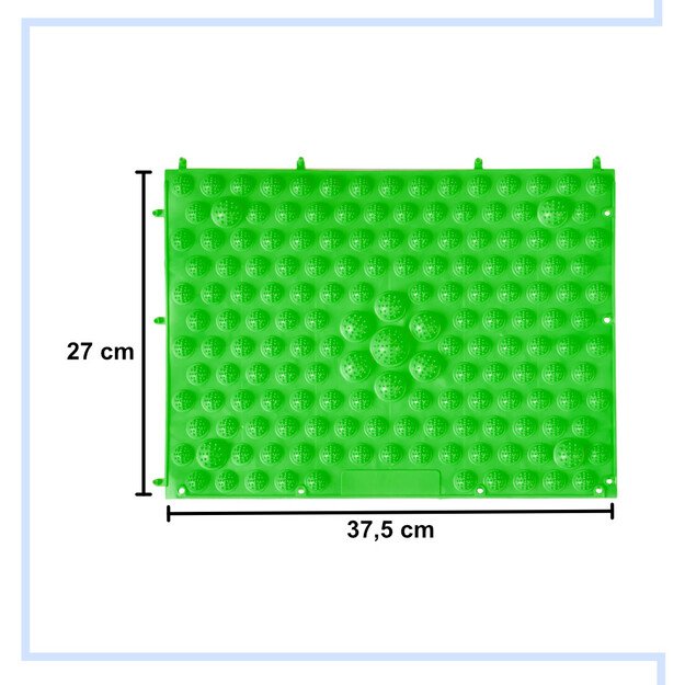 Jutiminis masažo kilimėlis, žalias
