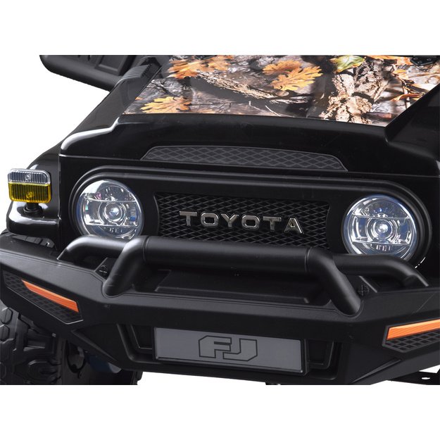 Vienvietis elektrinis džipas Toyota FJ Cruiser, rudas