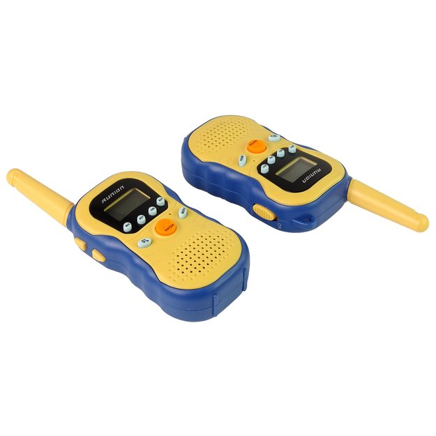 Vaikiškos radijo stotelės Walkie Talkies, geltonos 