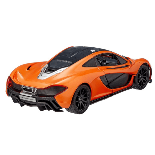 Nuotoliniu būdu valdomas Mclaren P1 automobilis, oranžinis