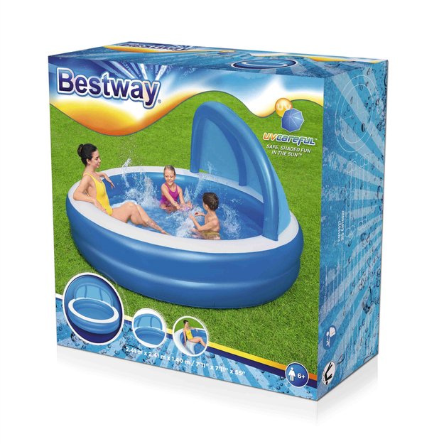 Pripučiamas baseinas Bestway 541337 Summer Days 241x241x140 cm