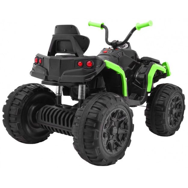 Vienvietis elektrinis keturratis vaikams Quad ATV , žalias