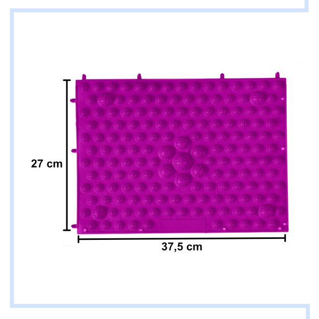 Jutiminis masažo kilimėlis, violėtinis
