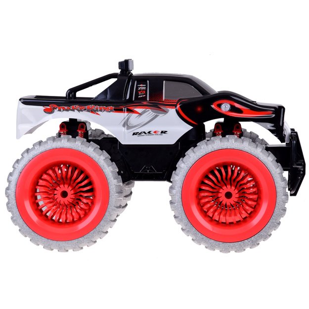 Milžiniškas RC monstras 4x4 su Drift funkcija, juodas