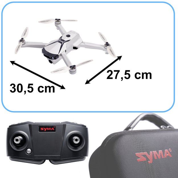 Nuotoliniu būdu valdomas dronas su 4K kamera ir GPS, Syma Z6PRO