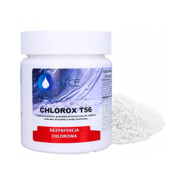 Chlorox T56 granulės baseinams 0,5 kg