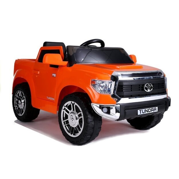 Elektromobilis vaikams Toyota Tundra oranžinis lakuotas