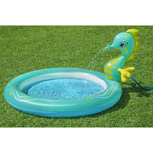 Pripučiamas baseinas Seahorse Sprinkler, 188x160x86 cm, Bestway 53114