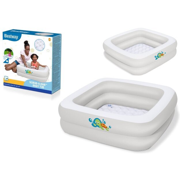 Pripučiamas baseinas kūdikiams Bestway Baby Tub, 86x86x25 cm 51116