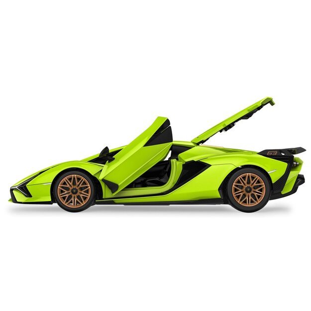 R/C automobilis konstruktorius „Lamborghini Sian FKP 37“ 1:18, žalias