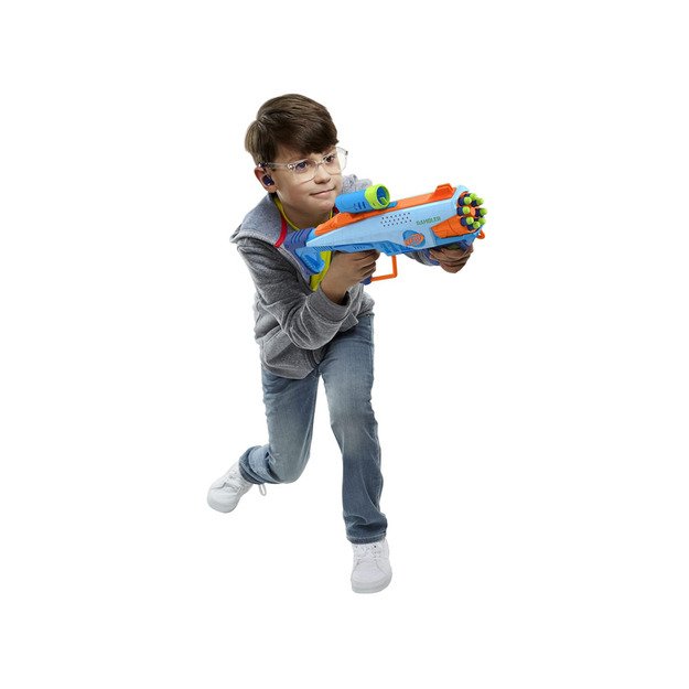 Žaislinis Nerf blaster Elite JR Rookie Pack šautuvas su paleidimo įrenginiu