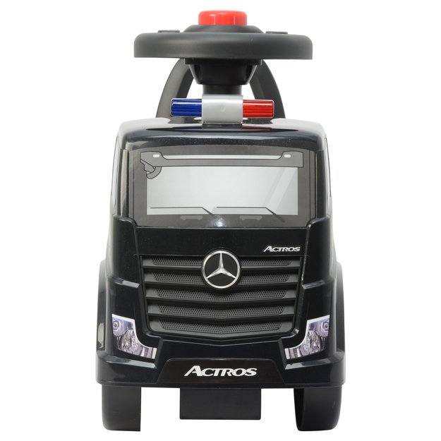 Paspiriamas automobilis vaikams Mercedes Actros 3316TA, juodas