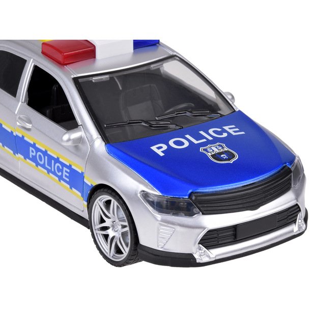 Žaislinis policijos automobilis su garso ir šviesos efektais