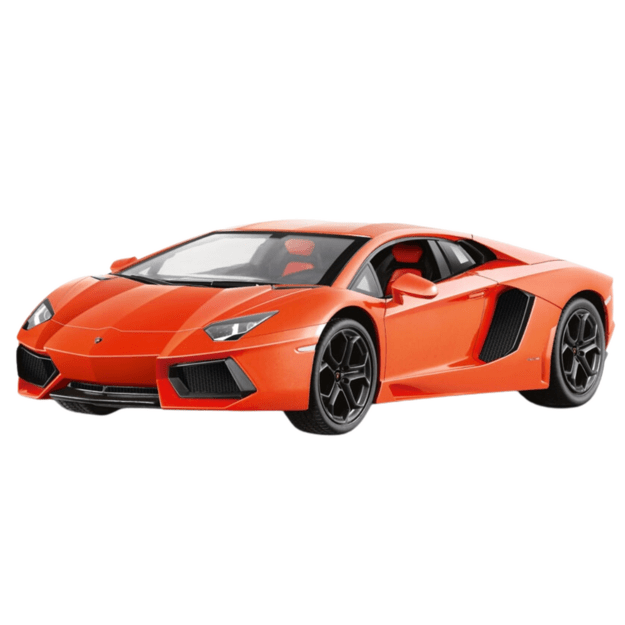 Nuotoliniu būdu valdomas Lamborghini Aventador LP700 automobilis, oranžinis