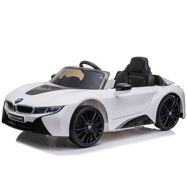 Elektromobilis BMW I8 JE1001, baltas