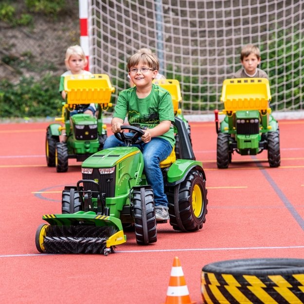 Minamas traktorius su kaušu Rolly Toys X-Track Premium, žalias