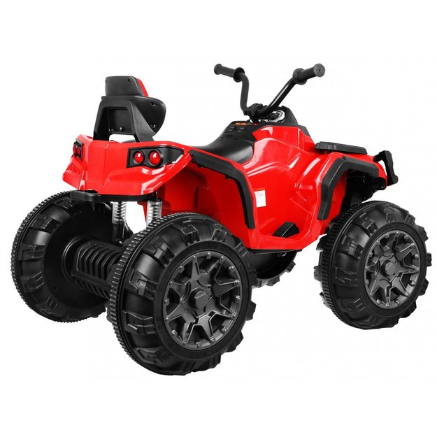 Vienvietis elektrinis keturratis vaikams Quad ATV , raudonas