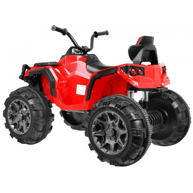 Vienvietis elektrinis keturratis vaikams Quad ATV , raudonas