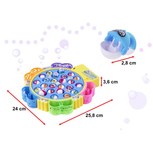 Elektrinis žvejybos žaidimas su garso efektais, 30vnt.