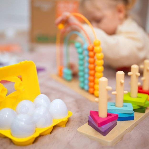 Lavinamoji Montessori dėžutė 7in1, 25-30 mėn, Tooky Toy