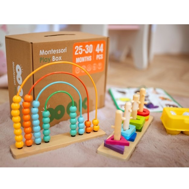 Lavinamoji Montessori dėžutė 7in1, 25-30 mėn, Tooky Toy