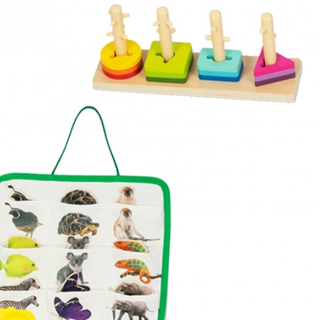 Lavinamoji Montessori dėžutė 7in1, 25-30 mėn, Tooky Toy