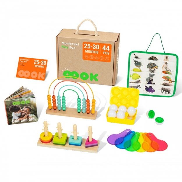 Lavinamoji Montessori dėžutė 7in1, 25-30 mėn, Tooky Toy