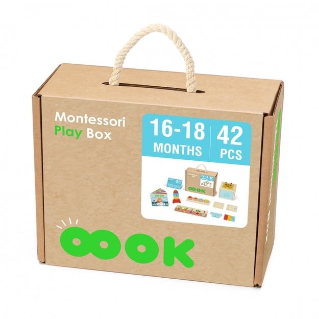 Lavinamoji Montessori dėžutė 7in1, 16-18 mėn, Tooky Toy