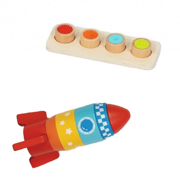 Lavinamoji Montessori dėžutė 7in1, 16-18 mėn, Tooky Toy