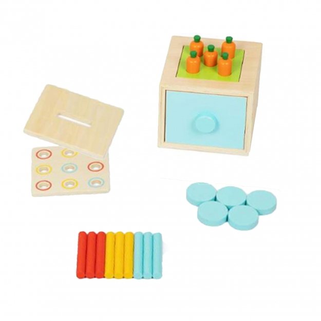 Lavinamoji Montessori dėžutė 7in1, 16-18 mėn, Tooky Toy