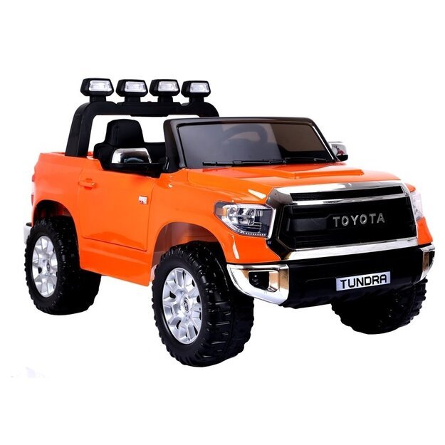 Dvivietis elektrinis džipas vaikams Toyota Tundra, oranžinis